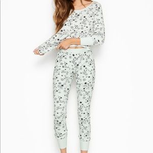 Victoria’s Secret Snowflake Thermal Pajamas